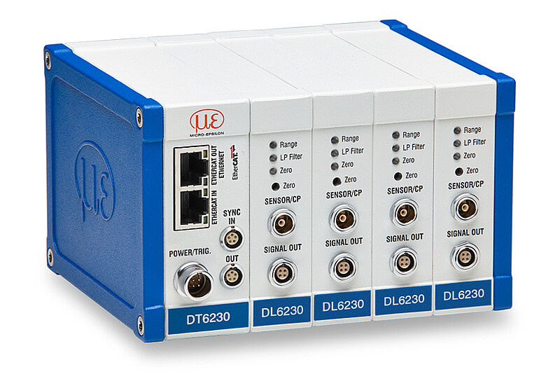 Sistema di misurazione capacitivo per misurazioni ad alta risoluzione: Controller DT6220 / DT6230 con demodulatore DL6230