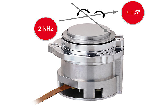 Fast steering mirror con tecnologia Voice-Coil