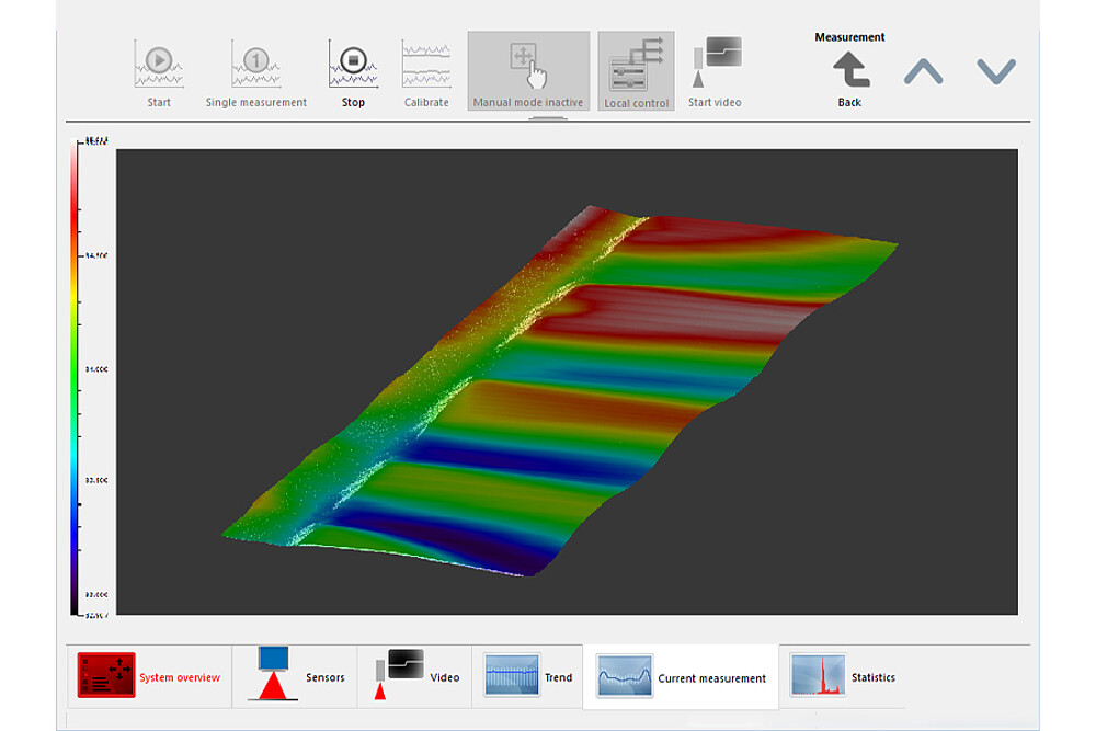 Interfaccia web thicknessGAUGE 3D