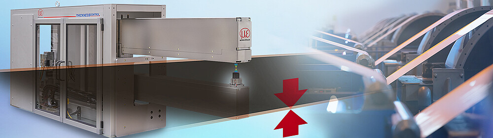 Misurazione in linea dello spessore delle pellicole per batterie