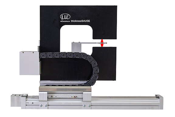Misurazione combinata dello spessore e del profilo 3D con thicknessGAUGE 3D