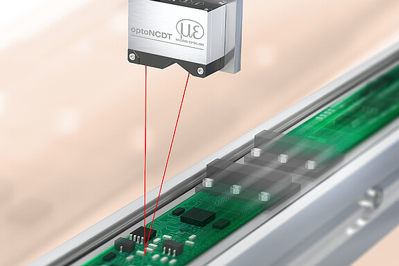 optoCDT 5500 con regolazione intelligente dell’esposizione