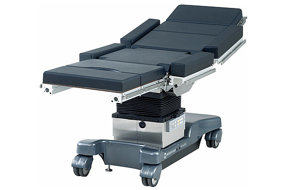 Positioning of operating tables 