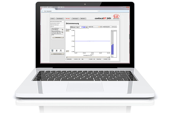 The entire configuration of the controller and the sensors is performed via an easy-to-use web interface.