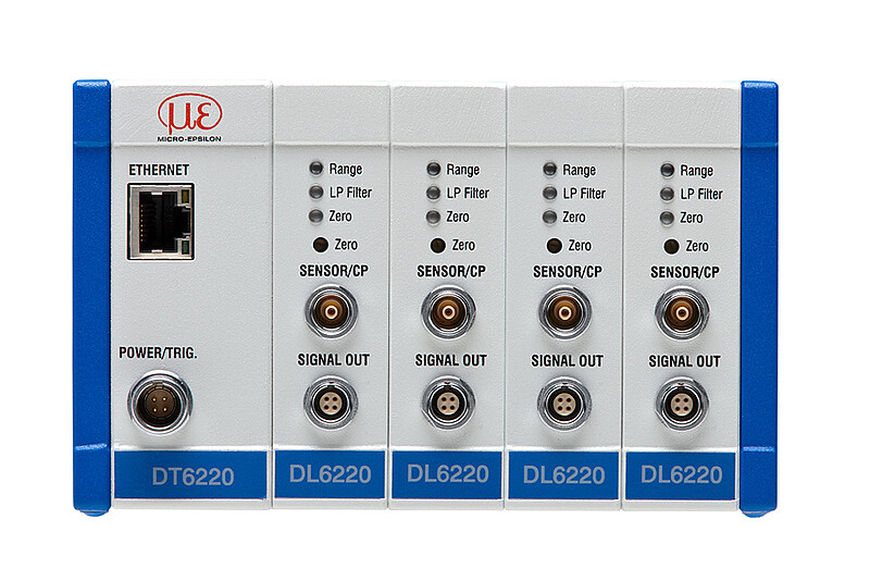 Sistema di misurazione capacitivo standard: Controller DT6220 / DT6230 con demodulatore DL6220