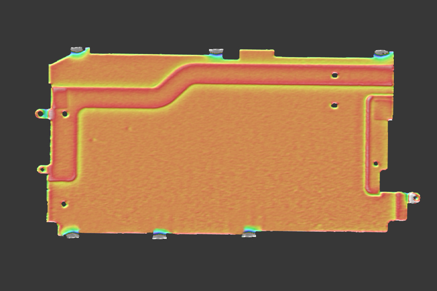 Target dopo la misurazione 3D con 3DInspect